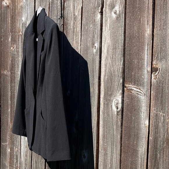 Hillard & Hanson one button blazer size 4 - Picture 4 of 17